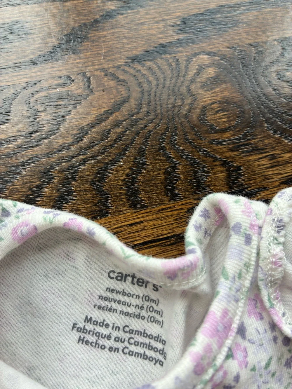 Baby girl floral outfit